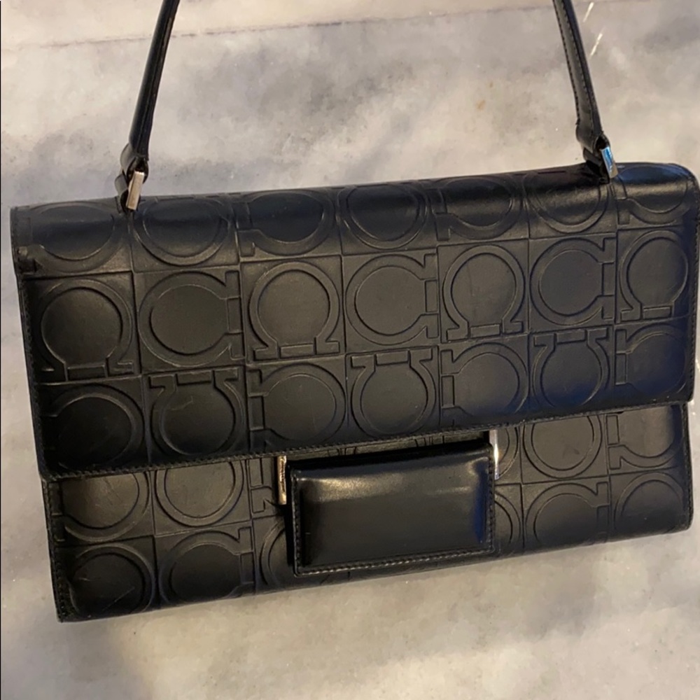 CLASSIC FERREGAMO Top Handle Handbag - Picture 12 of 13